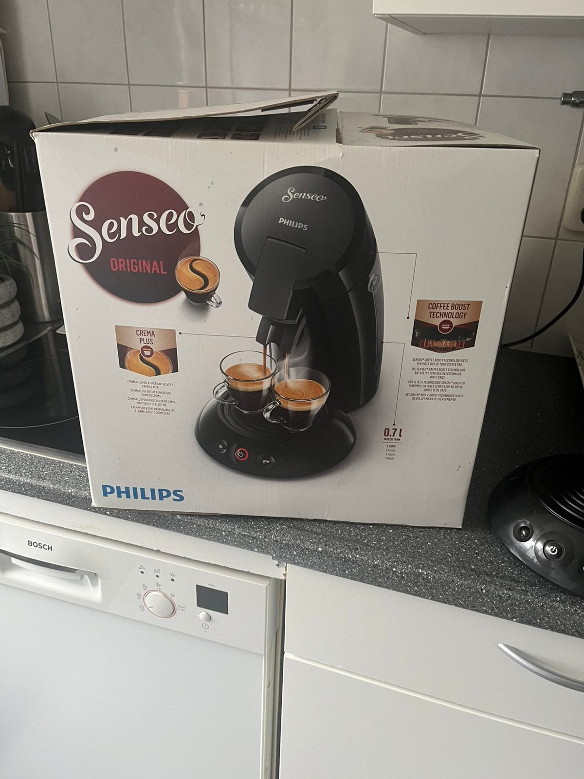 Philips koffie apparaat, Ophalen of Verzenden, Zo goed als nieuw, Wit, Overige typen