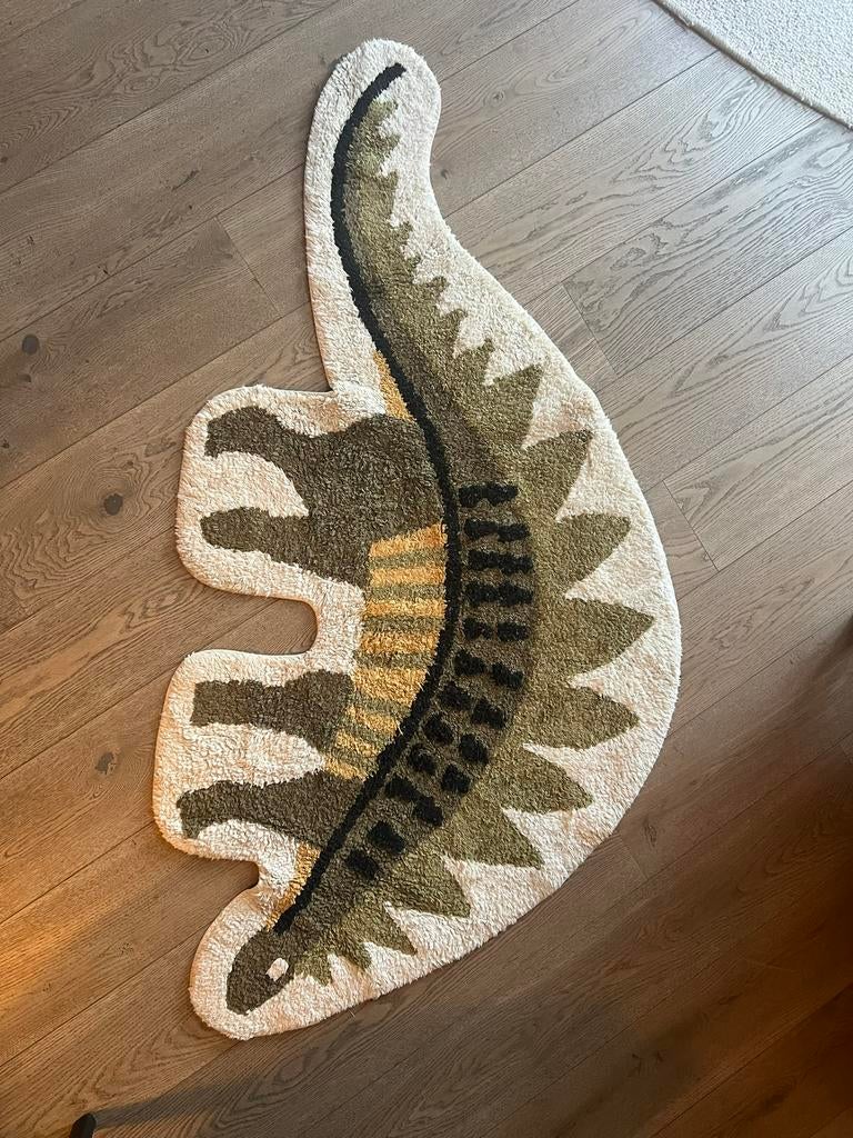 Vloerkleed dino kinderen, Ophalen, Gebruikt, Kleed of Kussen