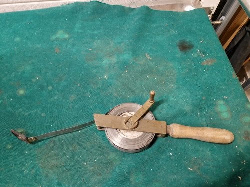 antiek meetlint BMI, Ophalen of Verzenden, 'T Olde Gre-j, Info@toldegrej.nl, Endepoelstraat 20f Didam