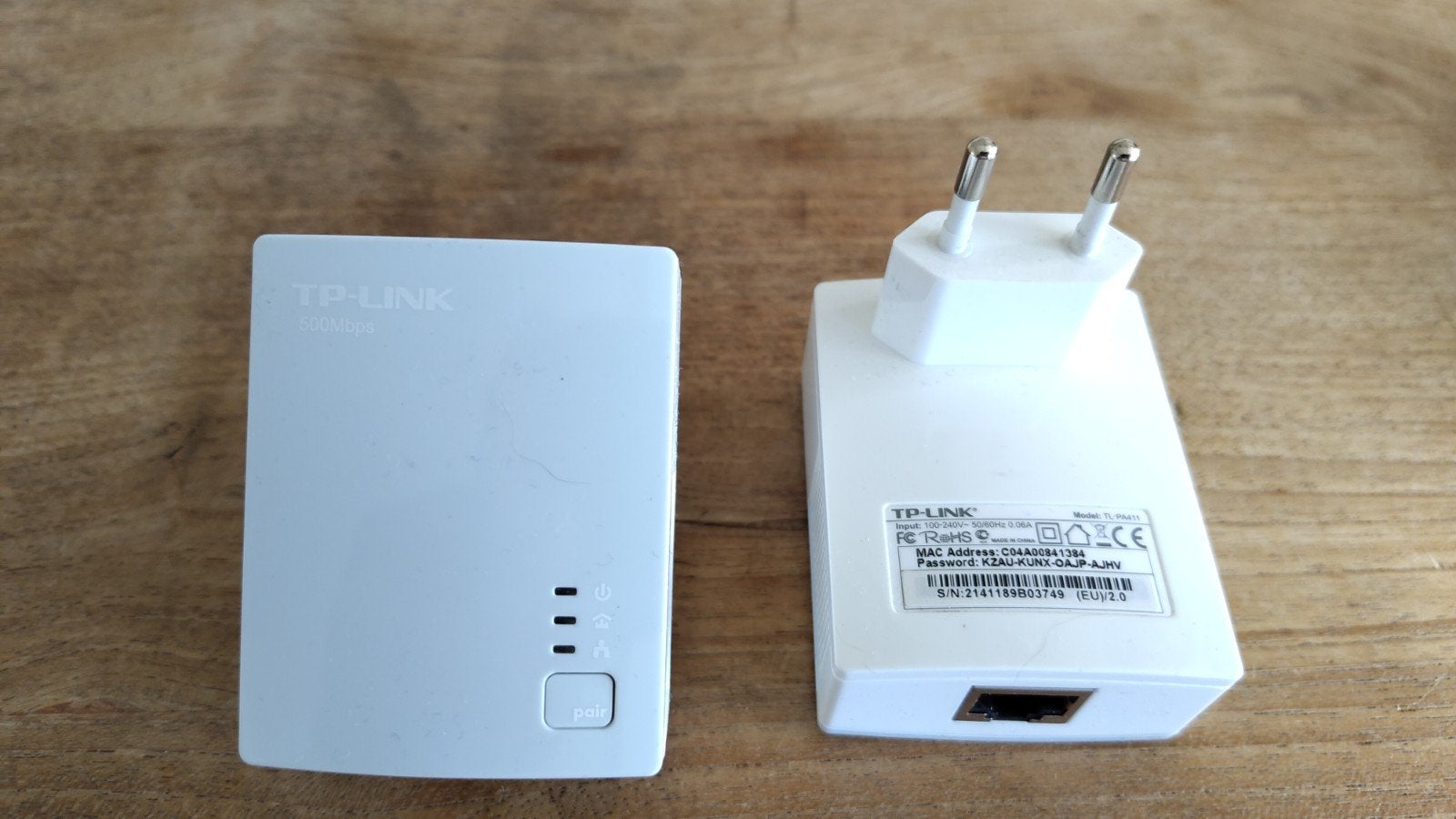 TP-Link Powerline Adapter TL-PA411 Kit, Ophalen of Verzenden, Gebruikt
