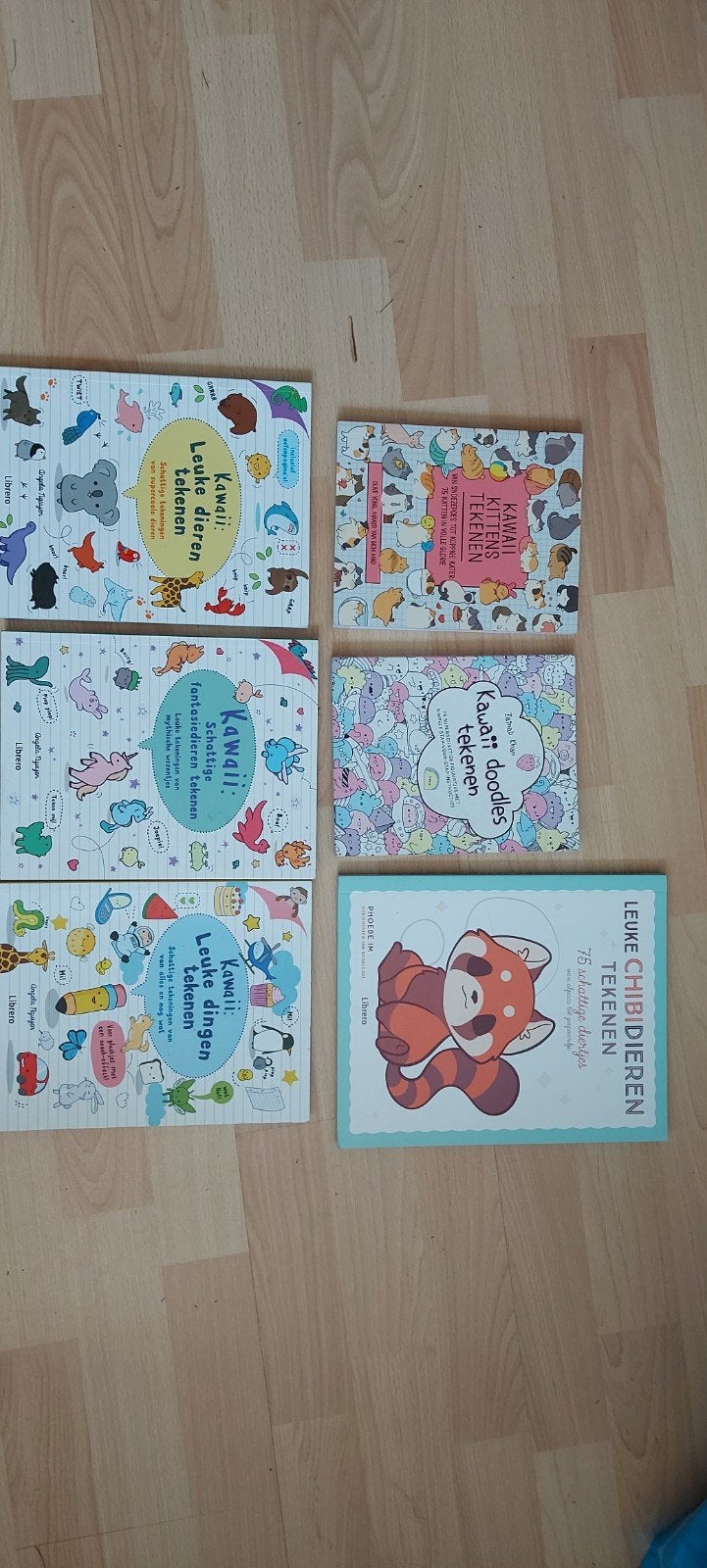 Kawaii Tekenboeken Collectie - Dieren, Doodles, Chibi, Ophalen of Verzenden, Zo goed als nieuw, Boek of Gids