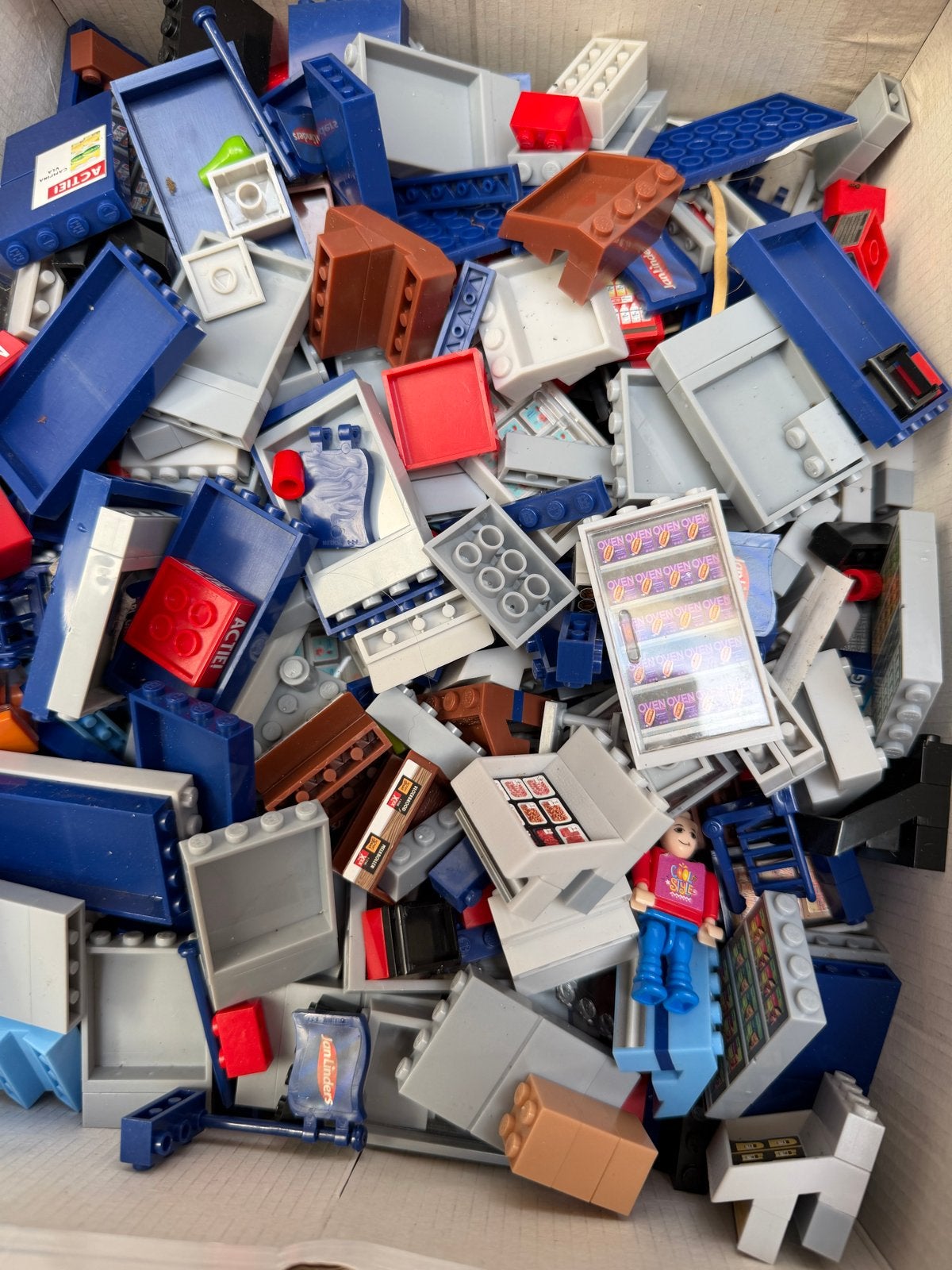 Bricks LEGO bouwstenen - 1 kilo mix van diverse onderdelen, Ophalen of Verzenden, Gebruikt