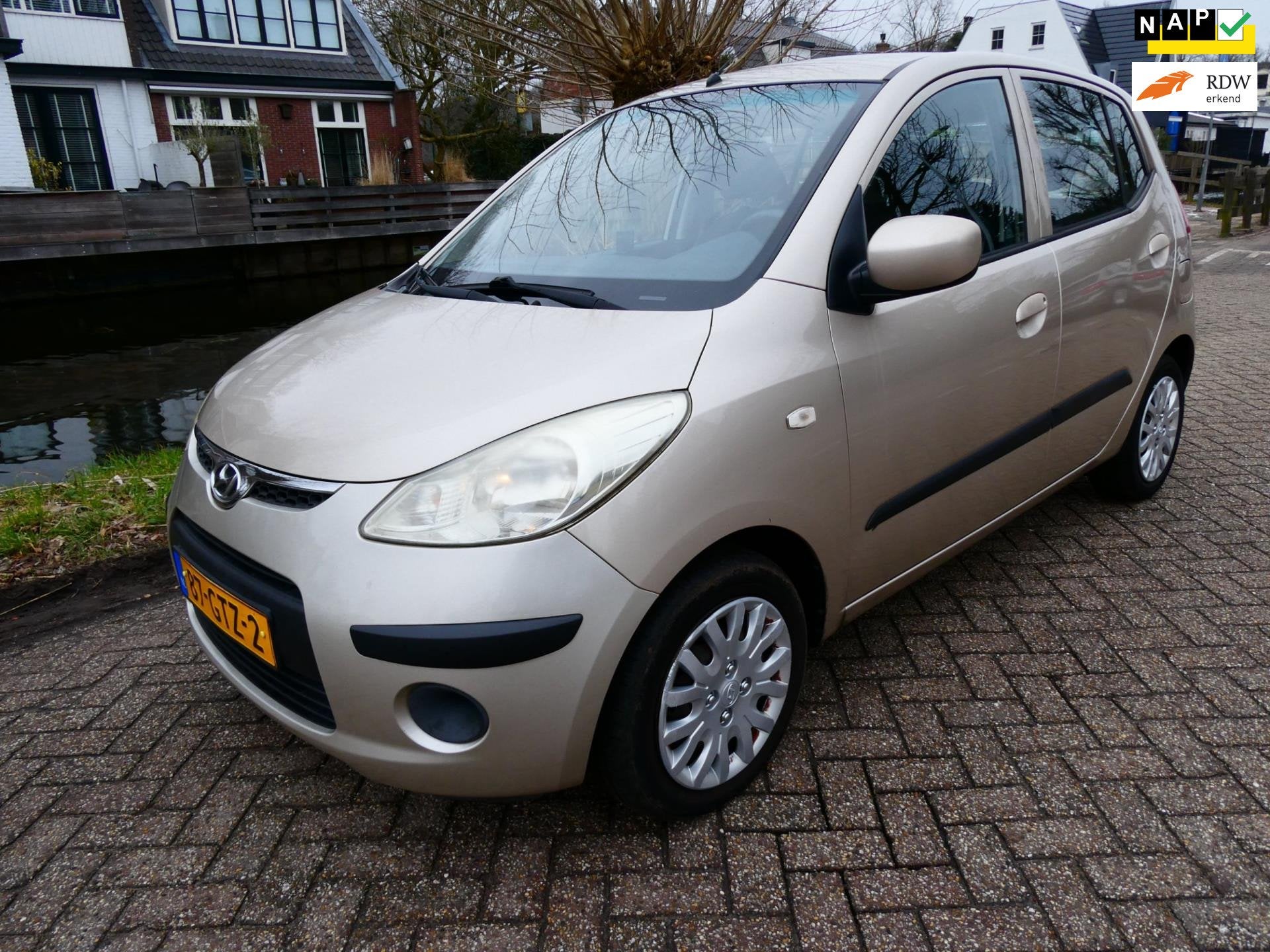 Hyundai I10 1.1 Dynamic Airco Automaat Hoge instap 4-Cilinde, Stof, Gebruikt, 31 €/maand, 4 cilinders