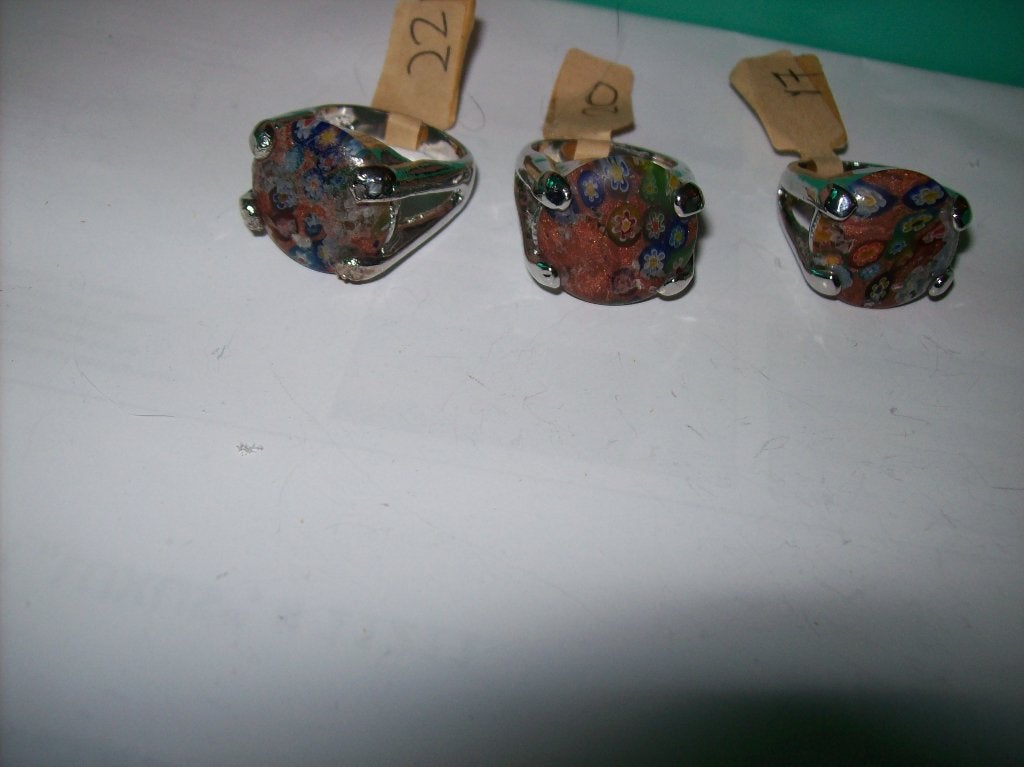 Ring Zilvertint Mooie Fraaie Steen Maten 17 / 20 / 22, Overige materialen, 20 of groter, Nieuw, Ophalen of Verzenden