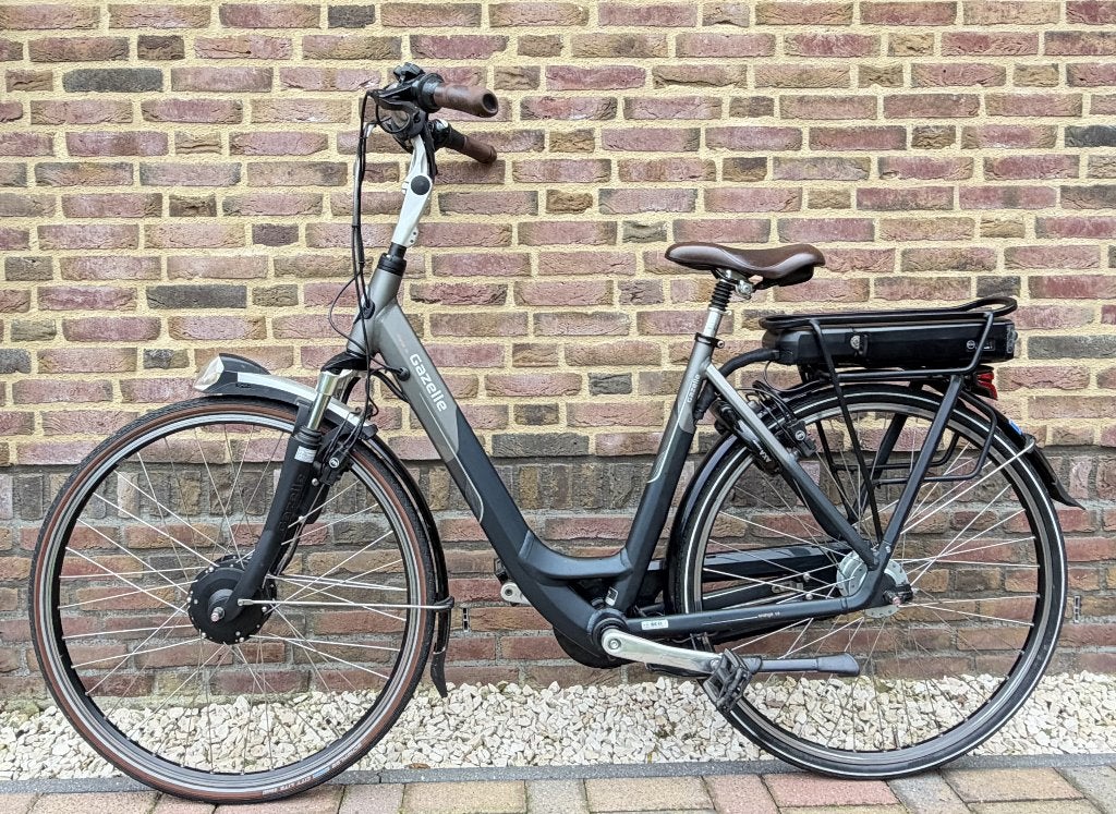 Gazelle Orange C8 / 53 cm. Gold accu / Panasonic motor, 53 tot 56 cm, Gazelle, Velgrem, Ophalen of Verzenden