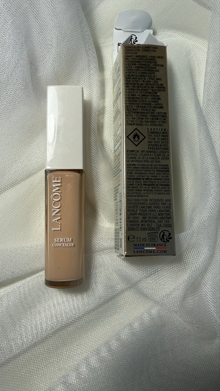 Lancôme foundation 120N - Teint Idole Ultra Wear Care & Glow, Gehele gezicht, Beige, Ophalen of Verzenden, Zo goed als nieuw