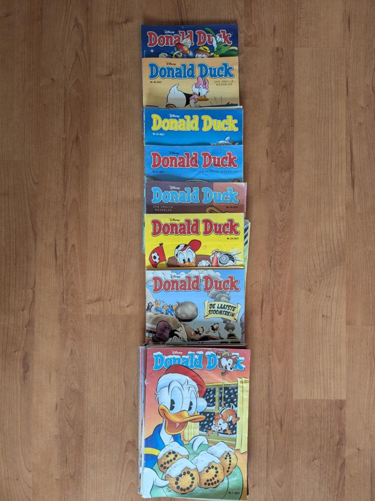 Donald duck - jaargang 2021(deel, 38 stuks), Meerdere comics, Ophalen of Verzenden, Gelezen, Europa