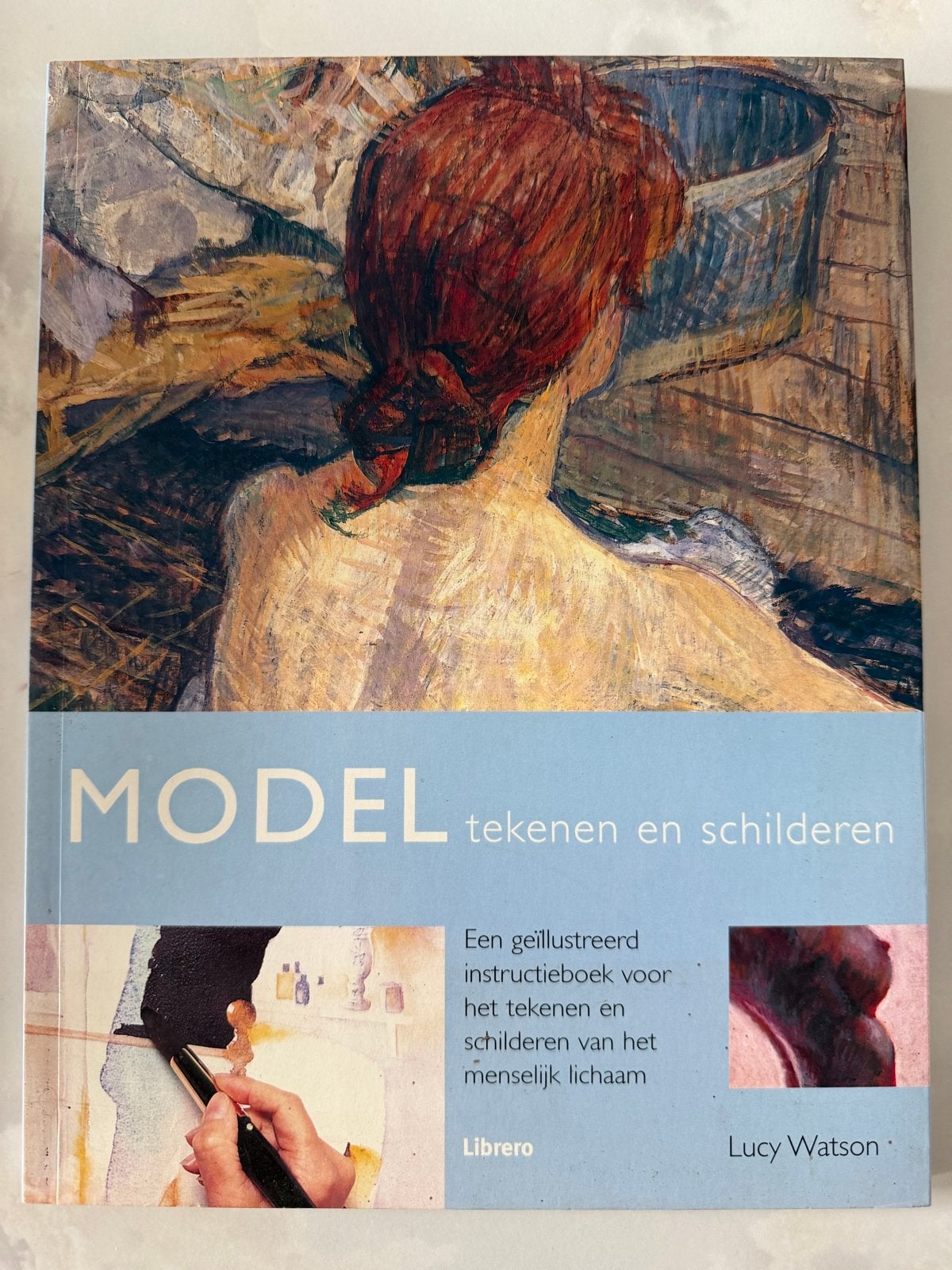 MODEL tekenen en schilderen - Lucy Watson, Boeken, Kunst en Cultuur | Beeldend, Ophalen of Verzenden, Zo goed als nieuw, Schilder- en Tekenkunst