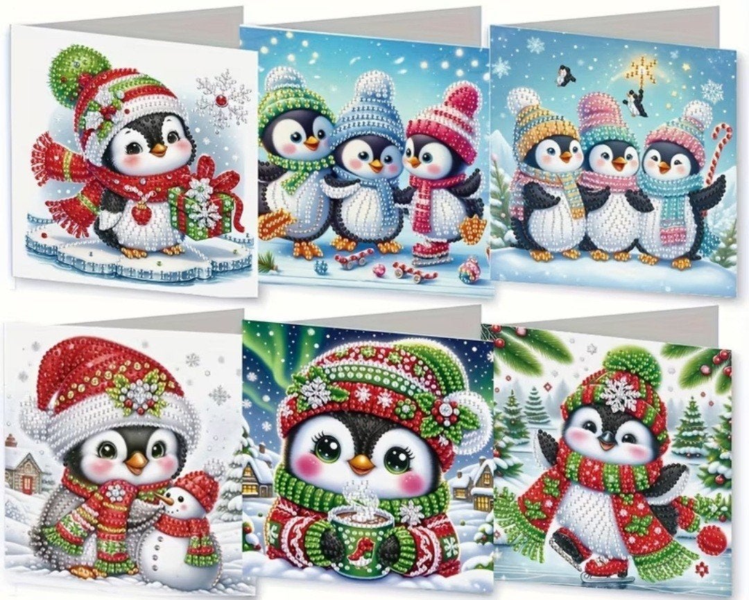 Diamond painting kerstkaarten, Ophalen of Verzenden, Nieuw, Kerst, Overige typen