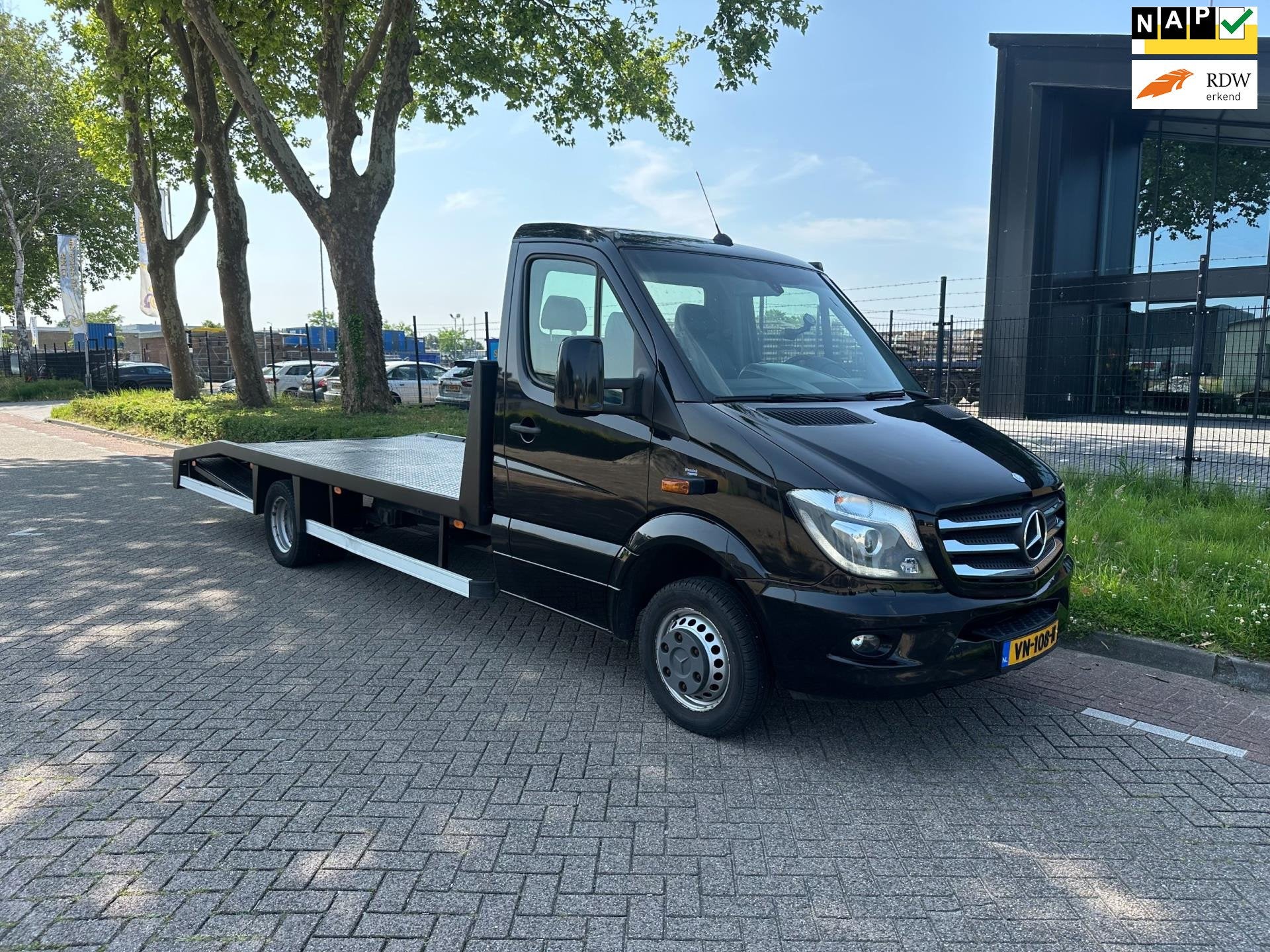 Mercedes-Benz Sprinter 519 3.0 BlueTEC 432 Oprijwagen, Auto's, Automaat, Achterwielaandrijving, Gebruikt, 190 pk