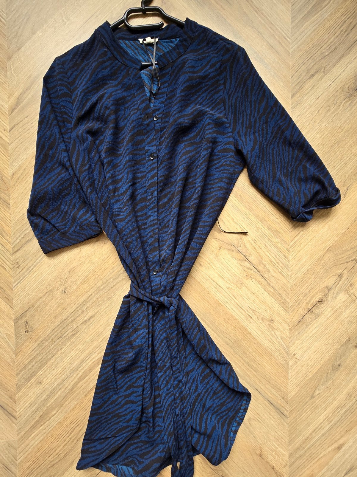 zomerse blauwe jurk van madness maat L, Maat 42/44 (L), Ophalen of Verzenden, Zo goed als nieuw, Boven de knie