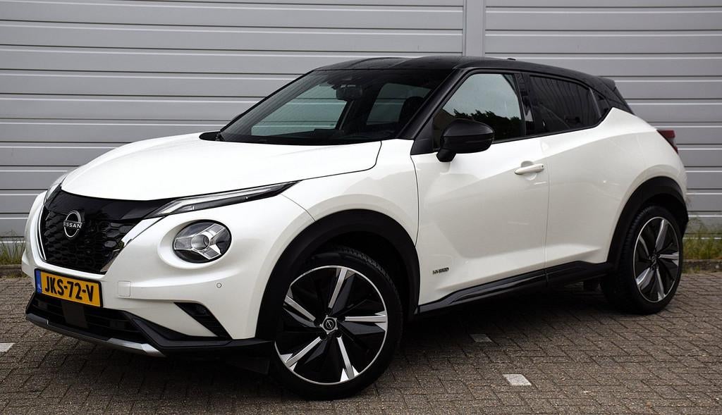 Nissan Juke 1.6 Hybrid Business Premium*Bose*Leder*360Cam*72, Auto's, 94 pk, 1300 kg, Gebruikt, 4 cilinders