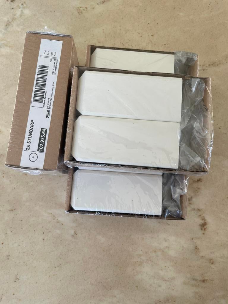 4x stubbarp ikea pootjes (8 totaal), Overige materialen, Nieuw, 25 tot 50 cm, 50 tot 100 cm