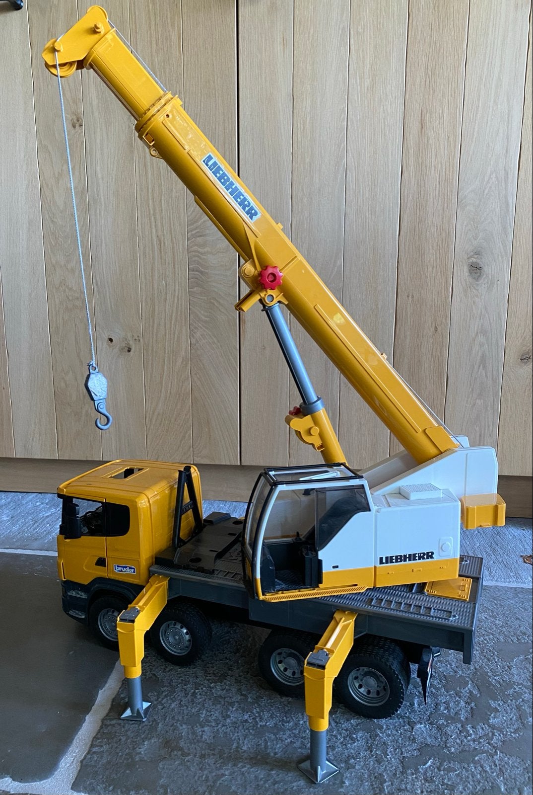 Bruder Liebherr Kraanwagen - Hijskraan, Ophalen of Verzenden, Gebruikt