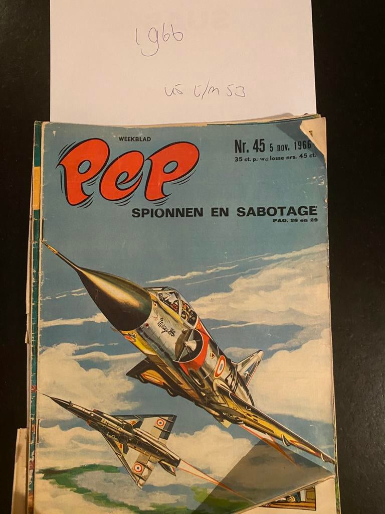 Jaargang PEP 1966, Meerdere comics, Ophalen, Gelezen, Europa