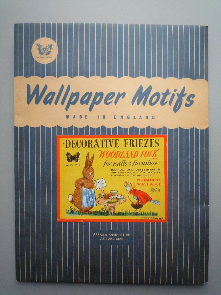 vintage muurstickers Wallpaper Motifs, Butterfly Brand, Verzenden