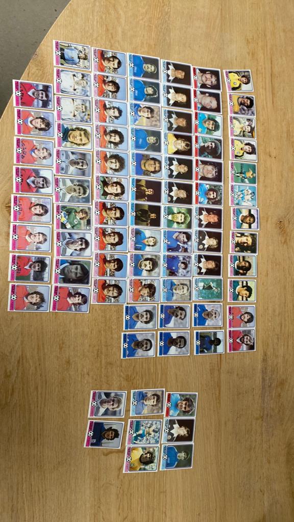 Panini monty wk 82   85 verschillende  zico platini, Ophalen of Verzenden, Zo goed als nieuw, Buitenlandse clubs, Poster, Plaatje of Sticker