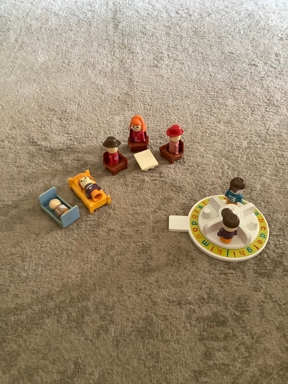 Setje van kleine poppetjes,vintage, Ophalen of Verzenden, Gebruikt