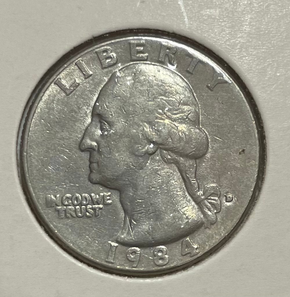1/4 dollar Amerika 1984, Ophalen of Verzenden, Noord-Amerika