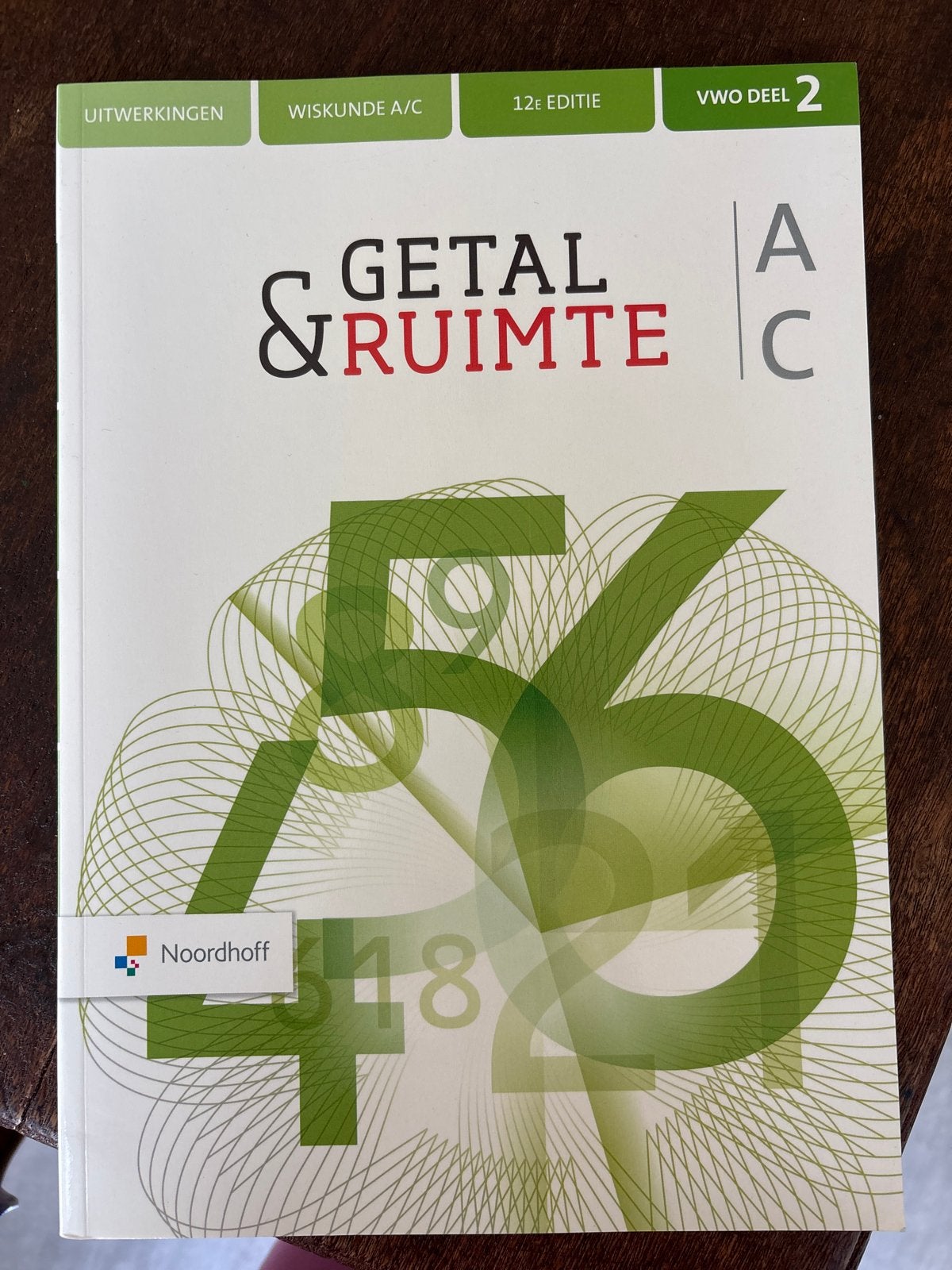 Getal & Ruimte Uitwerkingen Wiskunde A/C VWO Deel 2, Boeken, Ophalen of Verzenden, Zo goed als nieuw, VWO, Wiskunde A