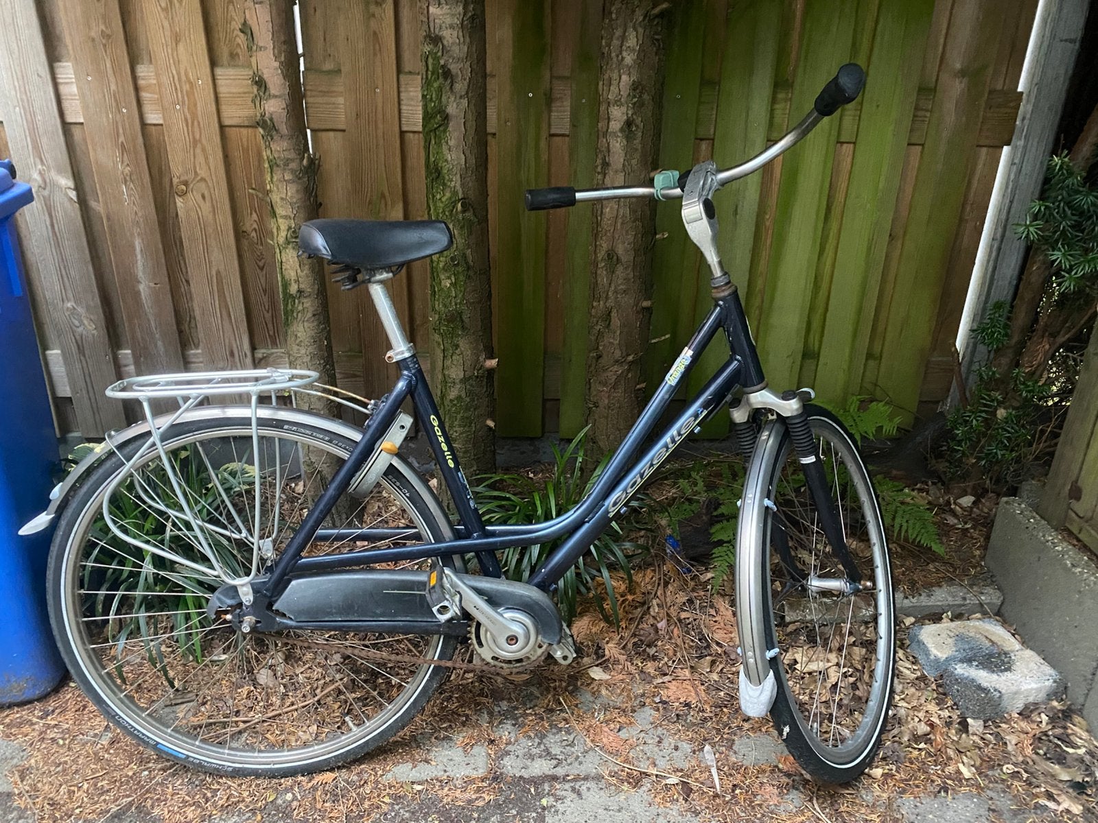 Stadsfiets met kapotte crank, Ophalen, Gebruikt, Terugtraprem, Gazelle