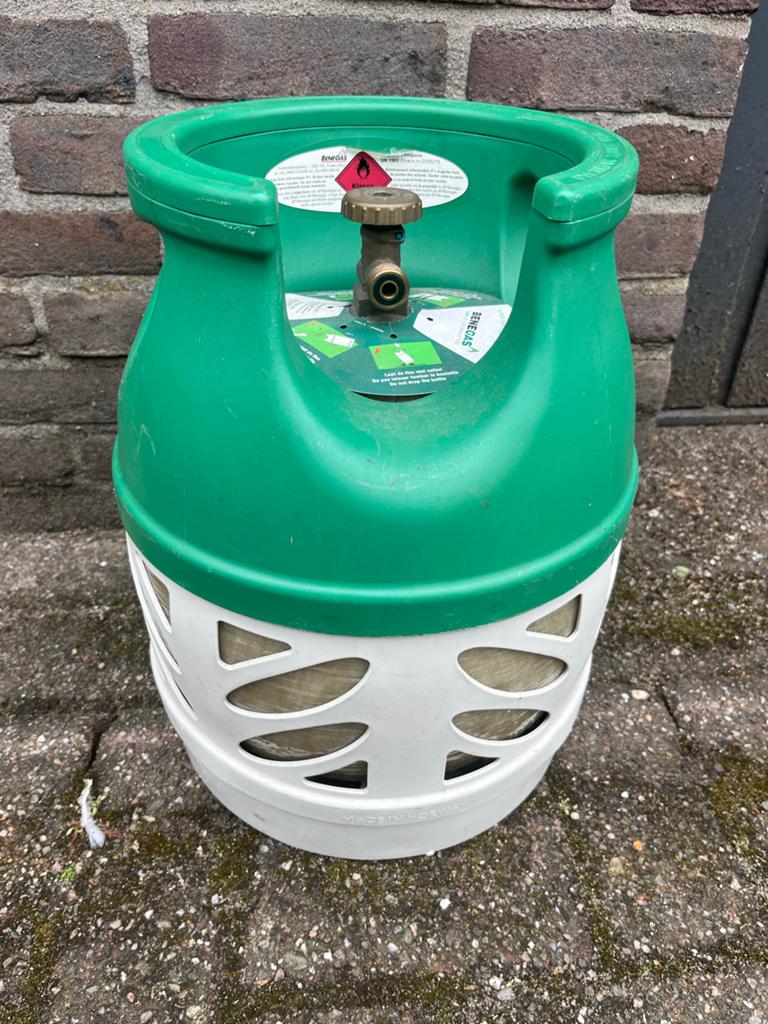 Licht gewicht gas fles 5 kg        Met vulling ., Caravans en Kamperen, Ophalen of Verzenden, Nieuw, Tot en met 2