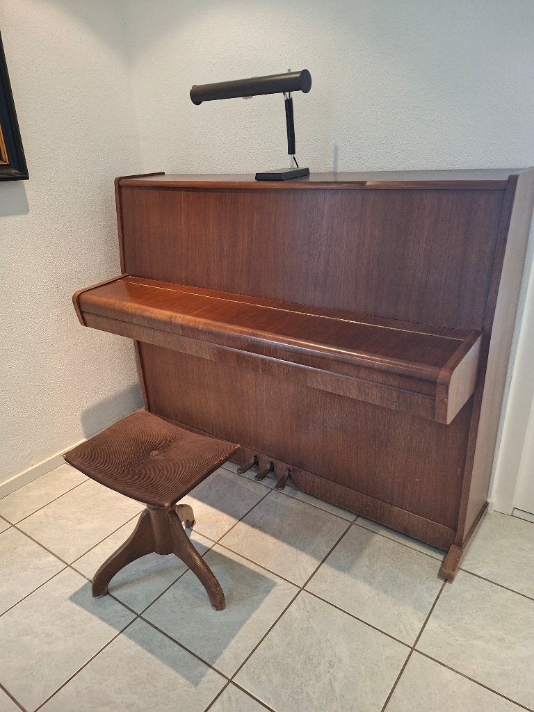 Piano, August Förster, Muziek en Instrumenten, Piano's, Ophalen, Gebruikt, Bruin, Piano