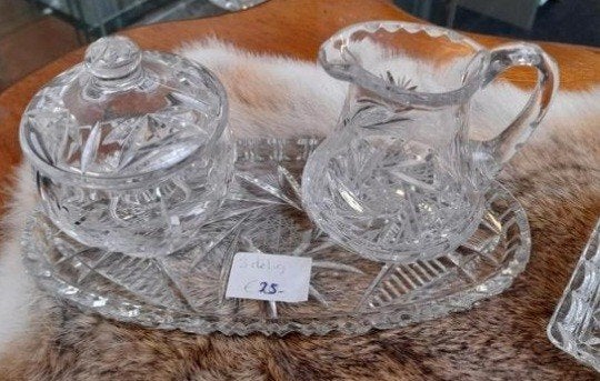 Mooie kristallen room set, Antiek en Kunst, Antiek | Glas en Kristal, Ophalen of Verzenden