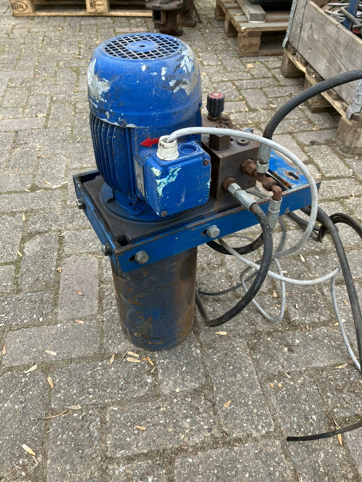 Hydrauliekpomp/unit 400v, Ophalen, ., Zo goed als nieuw, .