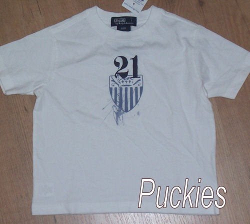 Maat 92 Wit Ralph Lauren t-shirt NIEUW (6697), Nieuw, Ophalen of Verzenden, Shirt of Longsleeve, Jongen