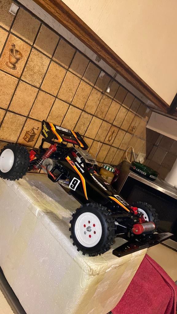 RC Tamiya Hotshot “ Vintage “ 1/10 ZGAN, Hobby en Vrije tijd, Elektro, Auto offroad, Ophalen of Verzenden, Zo goed als nieuw