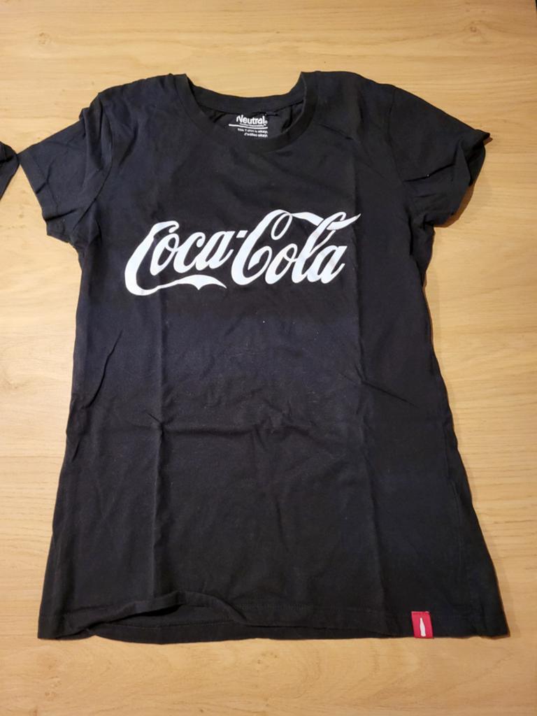 Dames T-shirt Coca-Cola Maat S Zwart, Kleding | Dames, Neutral, Zwart, Ophalen of Verzenden, Korte mouw