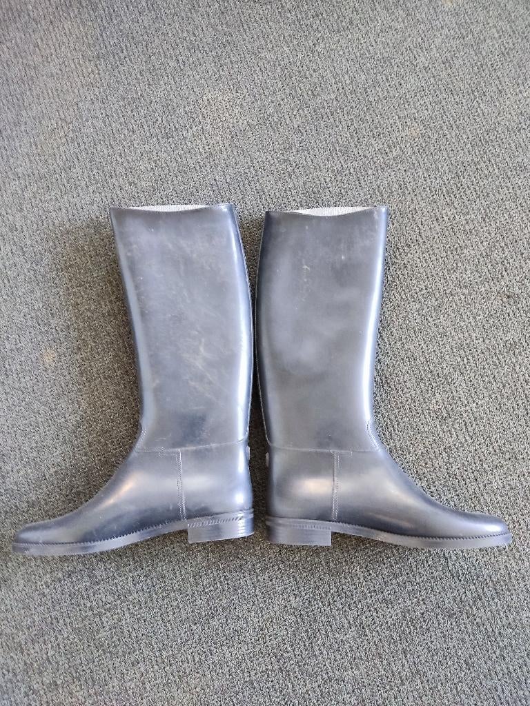 rijlaarzen rubber - maat 42, Gebruikt, Ophalen of Verzenden, Schoeisel, Heren
