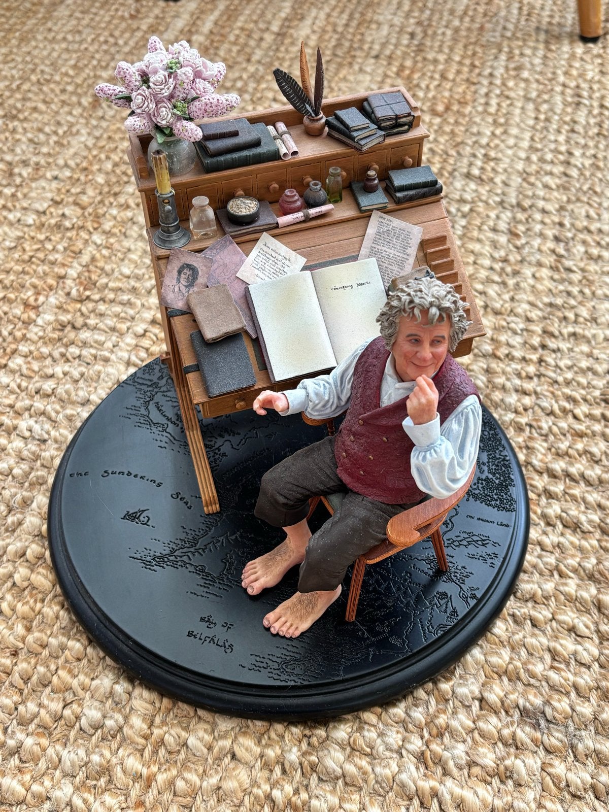 Bilbo Baggins - Weta Workshop - Lord of the Rings Hobbit, Ophalen of Verzenden, Zo goed als nieuw