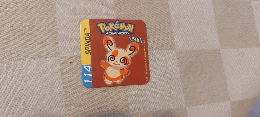 magneet speelgoed pokemon panini staks Spinda 2003, Ophalen of Verzenden, Nieuw