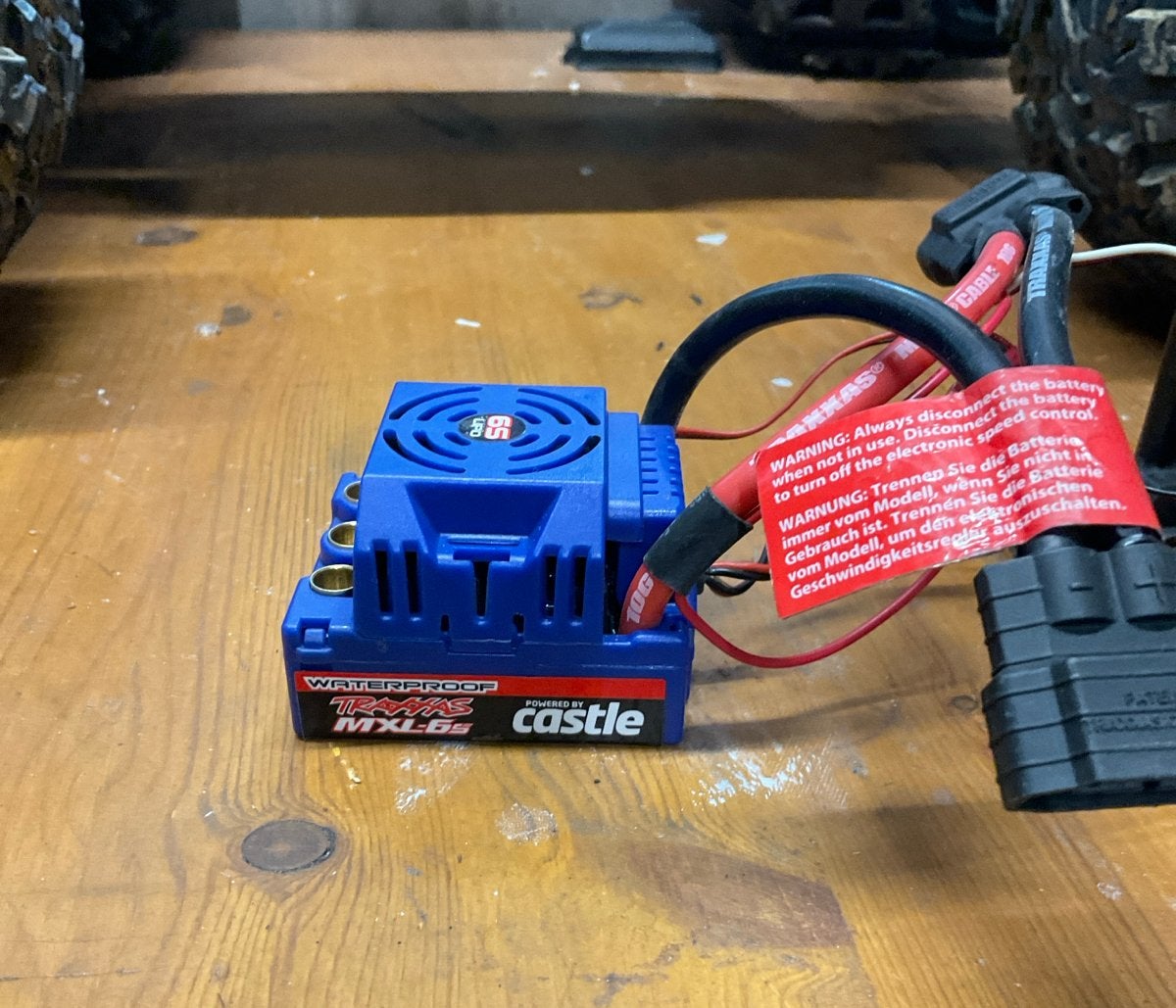 Traxxas Castle MXL-6S ESC met Castle koelventilator, Elektro, Ophalen of Verzenden, Zo goed als nieuw, Onderdeel
