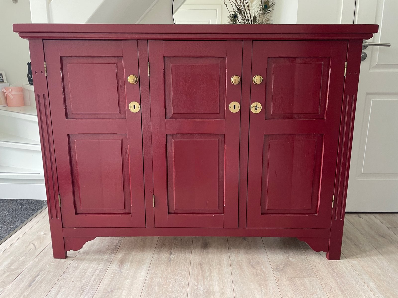 Vintage eikenhouten dressoir, Huis en Inrichting, Ophalen, Zo goed als nieuw, 25 tot 50 cm