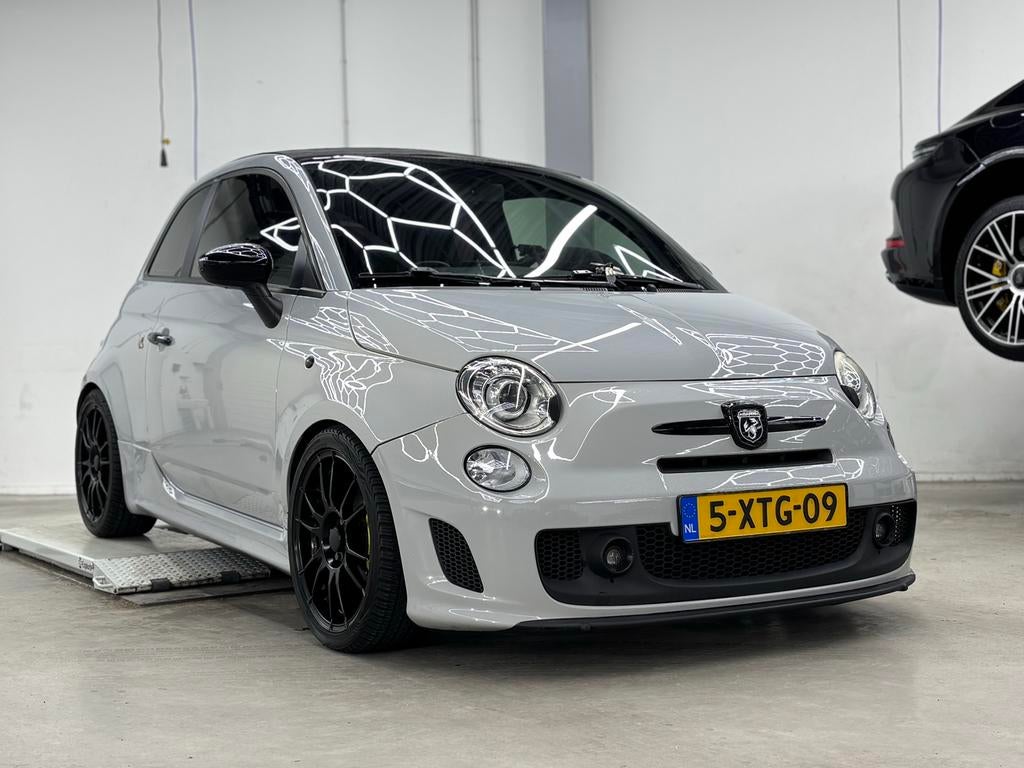 Abarth 500 Grijs Cabrio 250PK Revisie Distributie APK, Auto's, Fiat, Voorwielaandrijving, 15 km/l, 40 €/maand, 4 cilinders
