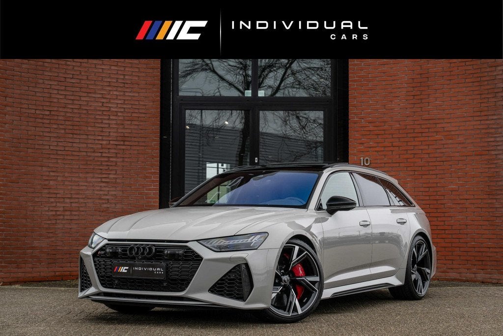 Audi RS6 Avant 4.0 TFSI quattro Kreide RS Dynamic Plus 305km, Automaat, Gebruikt, 600 pk, RS6