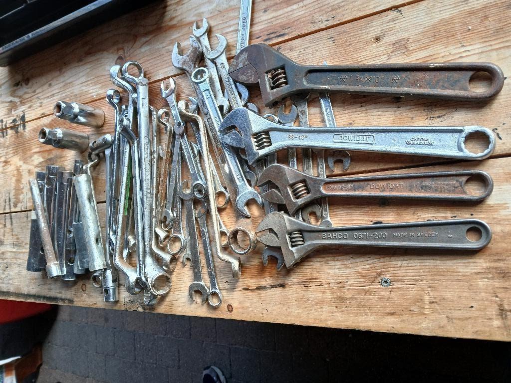 Div. gebruikt handgereedschap. Zie adv/foto,s, Doe-het-zelf en Verbouw, Gereedschap | Handgereedschap, Gebruikt, Ophalen of Verzenden