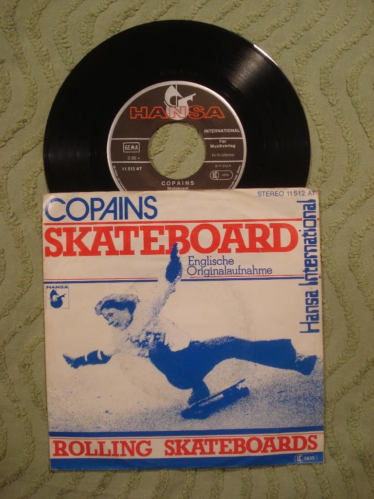 Copains 7" Vinyl Single: ‘Skateboard’ (Duitsland), 7 inch, Single, Ophalen of Verzenden, Zo goed als nieuw