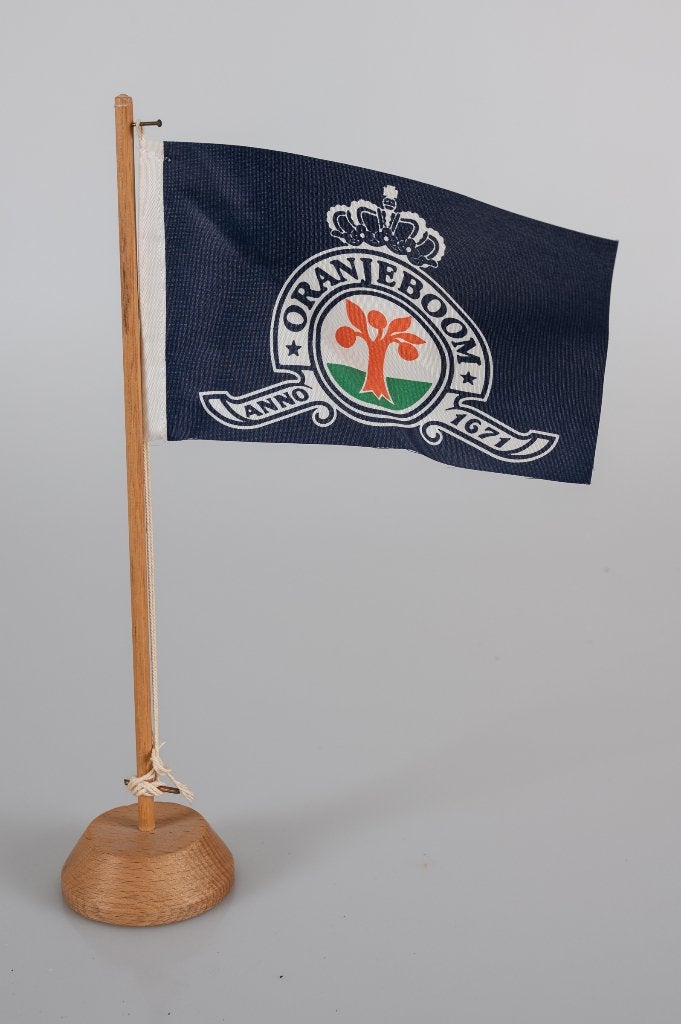 Tafel vlag Oranjeboom Bier, Verzamelen, Biermerken, Ophalen of Verzenden, Zo goed als nieuw, Overige typen, Oranjeboom