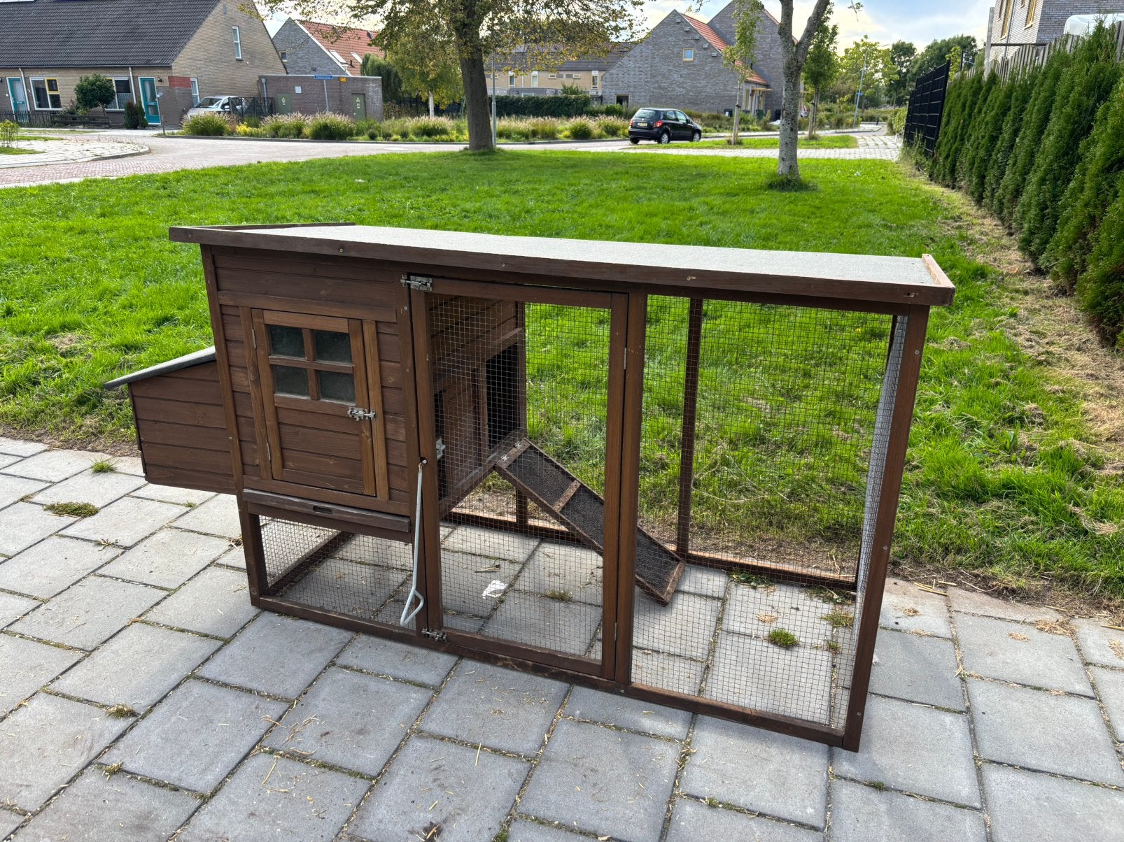 Kippenhok konijnenhok groot, Ophalen, Zo goed als nieuw, Kippenhok of Kippenren