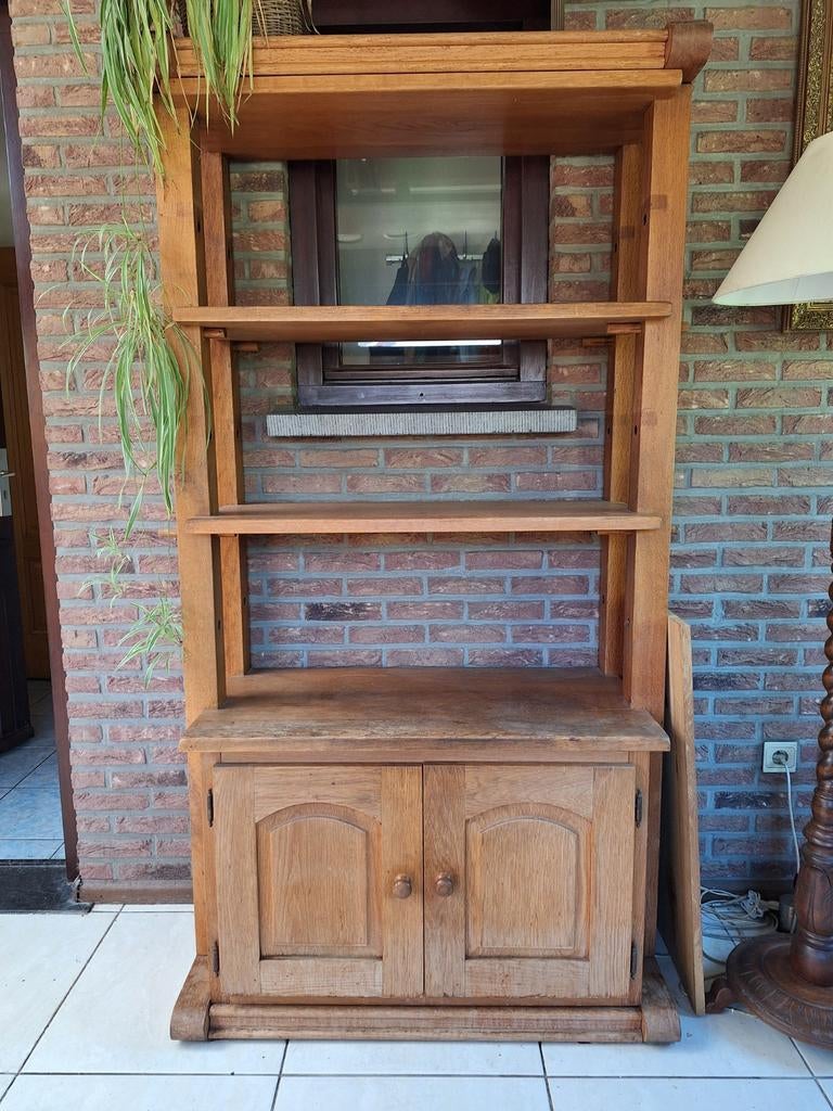 Eiken Kaaskast, Huis en Inrichting, Kasten | Boekenkasten, Ophalen, 200 cm of meer, Eikenhout, Kaaskast