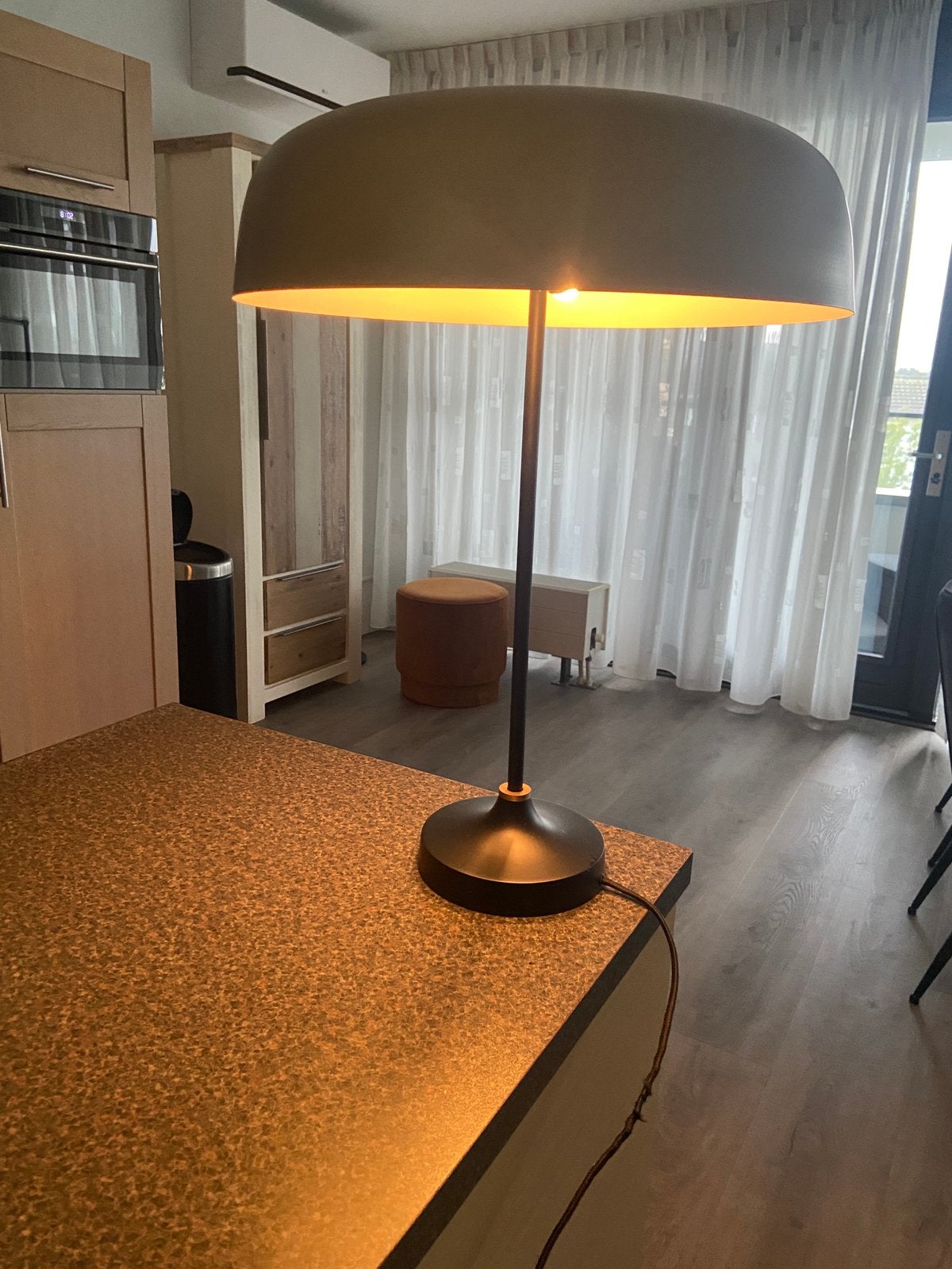 Tafellamp, Ophalen, Gebruikt, Metaal, Minder dan 100 cm