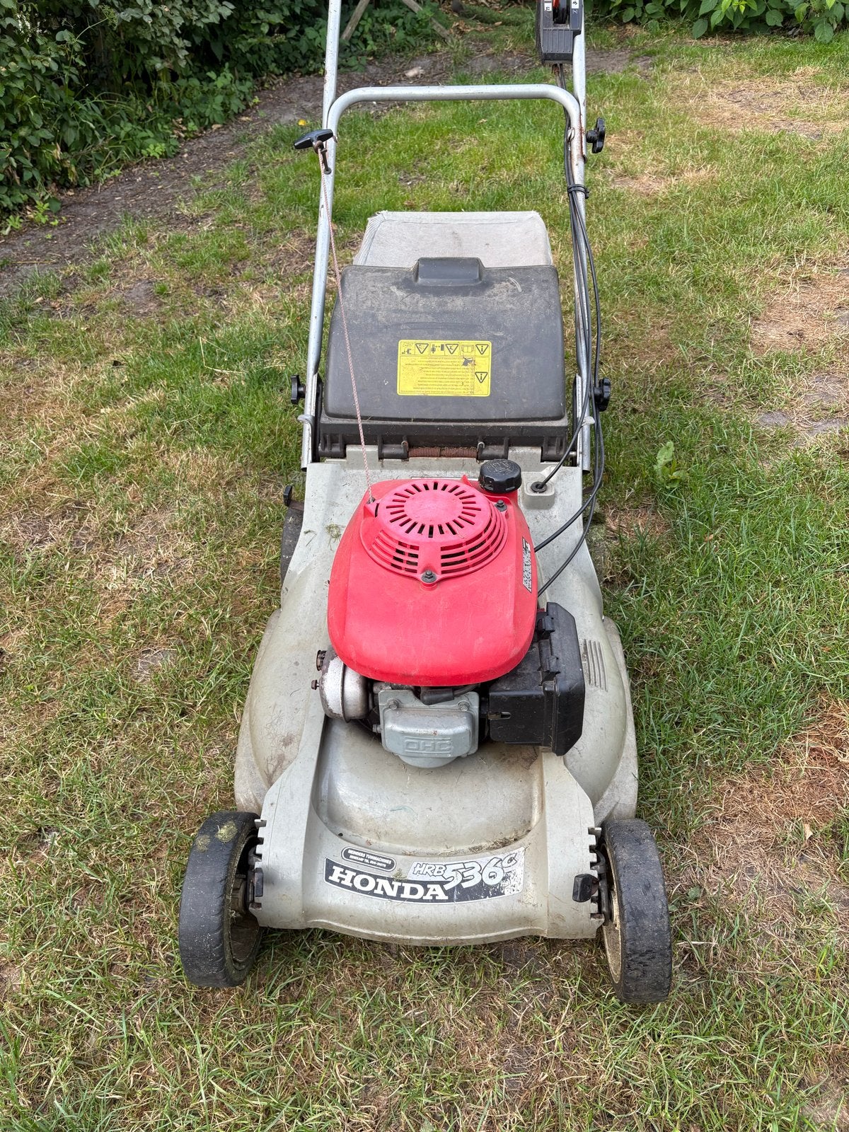 Honda HRB 536 Benzine Grasmaaier . Aandrijving werkt niet, Ophalen, Cirkelmaaier, Gebruikt, 50 cm of meer