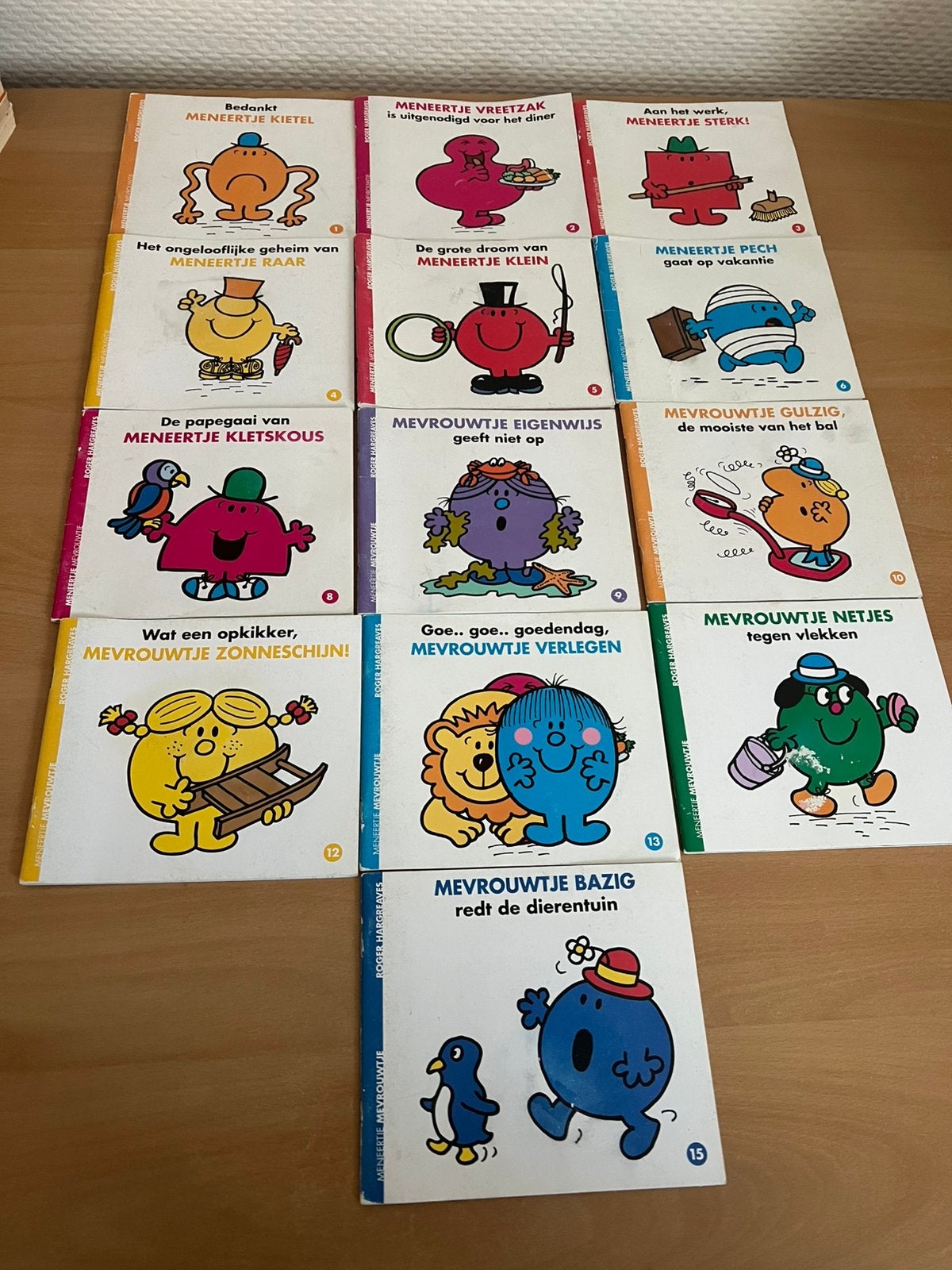 13 deeltjes meneertje/ mevrouwtje boekjes- emte, Ophalen of Verzenden, Overige typen