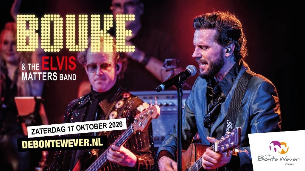 2x Bouke & The ElvisMatters Band + halfpension Bonte Wever, Twee personen, Oktober