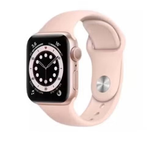 GEBRUIKT! Apple Watch serie 6 40 mm alu goud €154,99, Ophalen of Verzenden, Gedragen