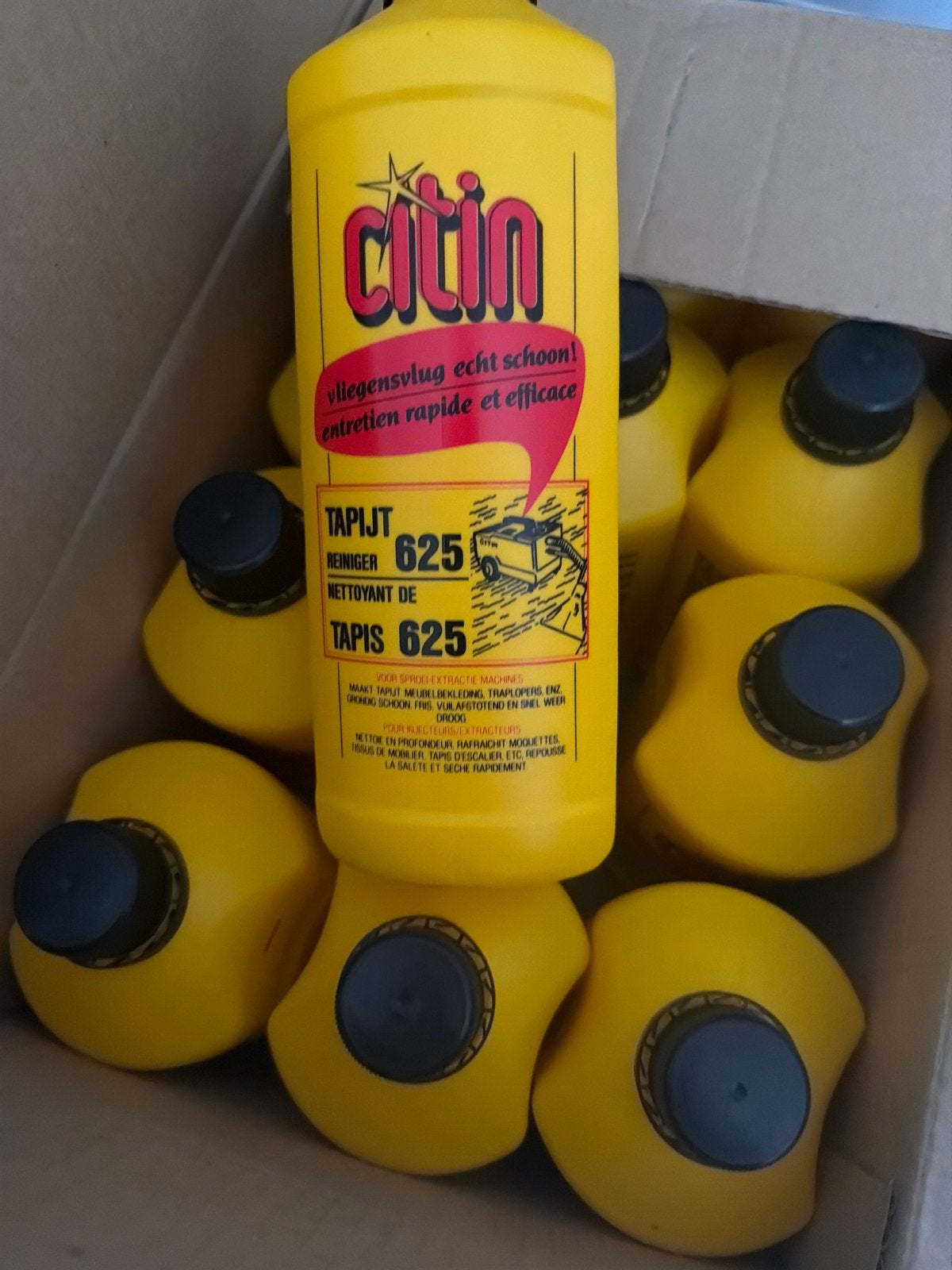 Citin Tapijtreiniger 625 - Vliegensvlug Echt Schoon!, Ophalen of Verzenden, Schoonmaakmiddel